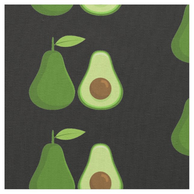 Avocado Lover Design Thunder_Cove Stoff (Nahaufnahme)