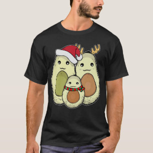 Avocado Lover Fun Alte Mode Weihnachten T-Shirt