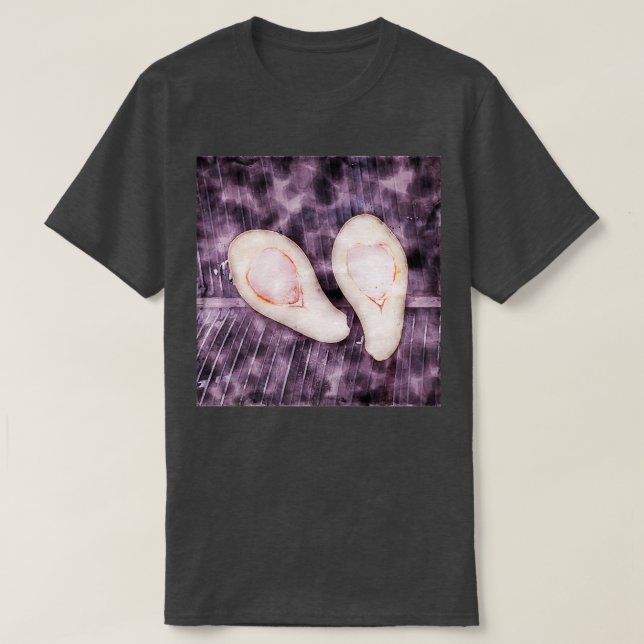 Avocado Lover Wasserfarbe T-Shirt (Design vorne)