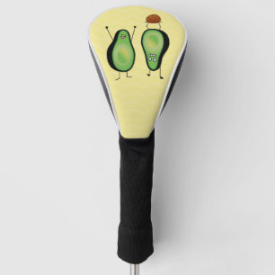 Avocado lustige zujubelnde grüne Grube Handstand Golf Headcover