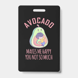 Avocado Macht Mich Glücklich Ausweis