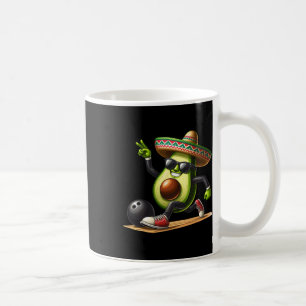 Avocado mit Bowling-Kompetenzen Cinco De Mayo Funn Kaffeetasse