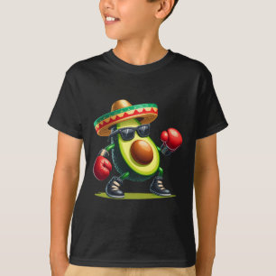 Avocado mit Boxfähigkeiten Cinco De Mayo Funny T-Shirt