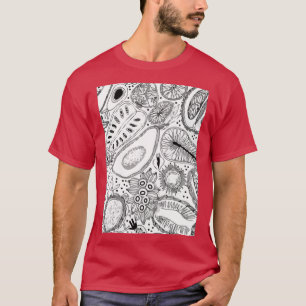 Avocado Mono Colour Fruits T-Shirt