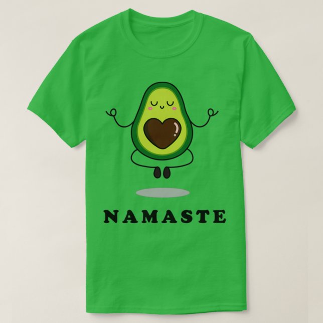 Avocado Namaste T-Shirt (Design vorne)