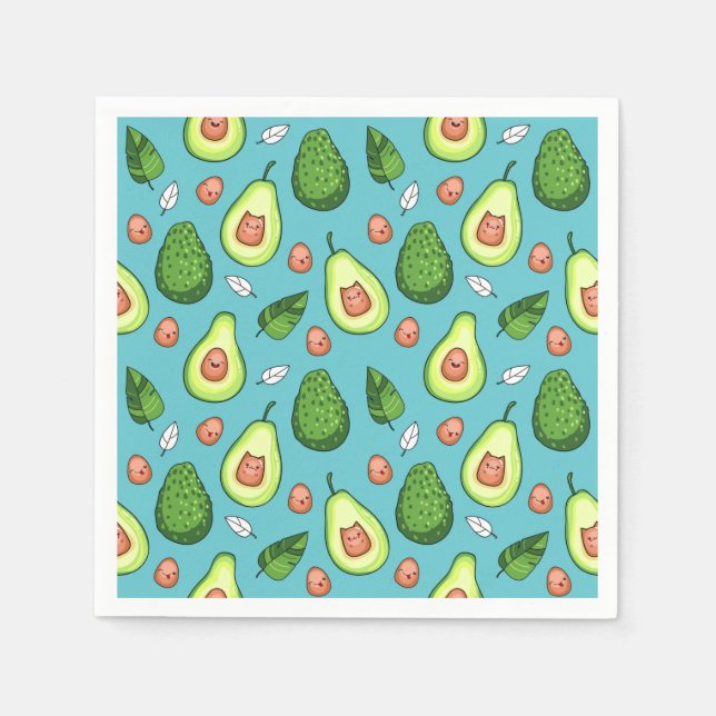 Avocado Napkins Serviette (Vorderseite)