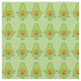 Avocado Niedlich Kids Cartoon Stoff