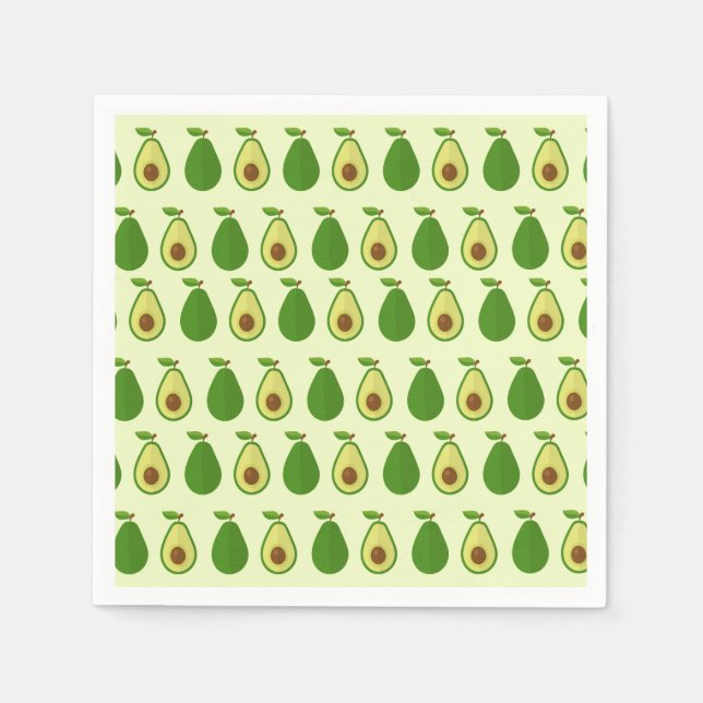 Avocado Party Napkins Serviette (Vorderseite)