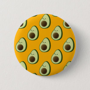 Avocado Pattern Button