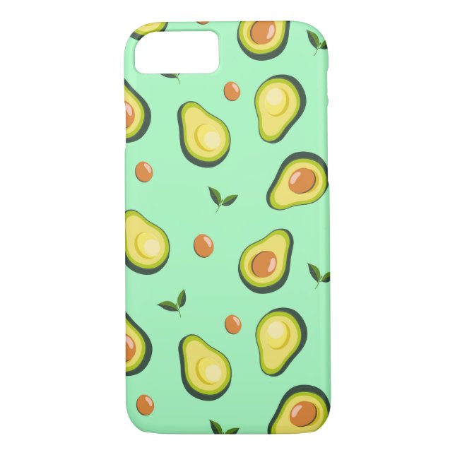 Avocado Pattern Case-Mate iPhone Hülle (Rückseite)