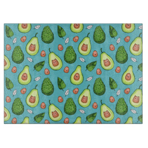Avocado Pattern Cutting Board Schneidebrett