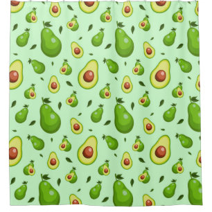 Avocado Pattern Duschvorhang