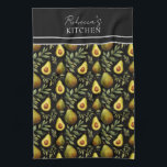 Avocado Pattern Personalisierte Küche Geschirrtuch<br><div class="desc">Wiederholen Sie die Option Avocado-individuelle Name. Fügen Sie Ihren eigenen Namen für eine einzigartige Schürze hinzu.</div>