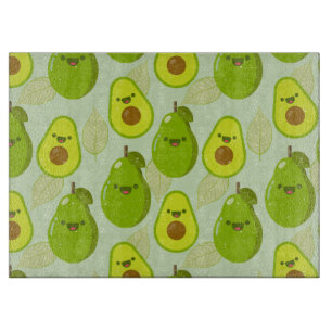 Avocado Pattern Schneidebrett