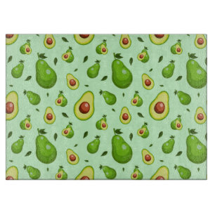 Avocado Pattern Schneidebrett