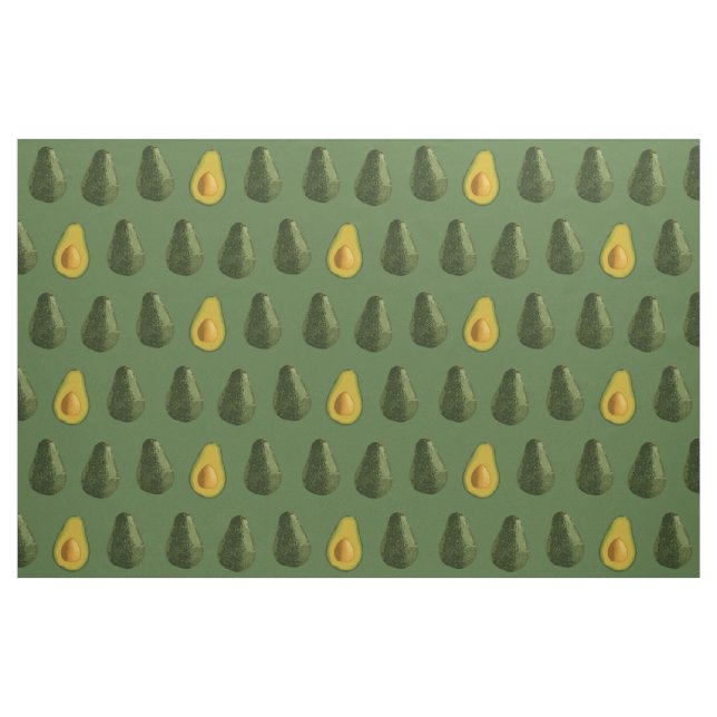 Avocado Pattern Stoff (Yard (91,4 cm))