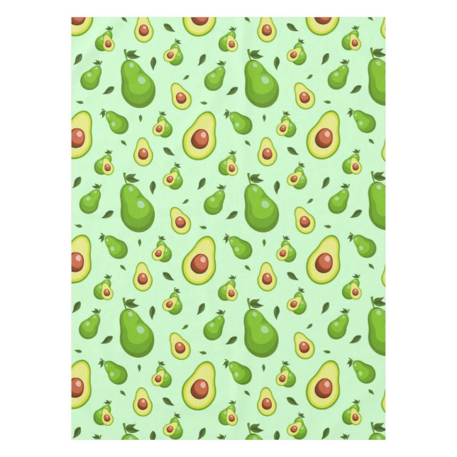 Avocado Pattern Tischdecke (Vorderseite)