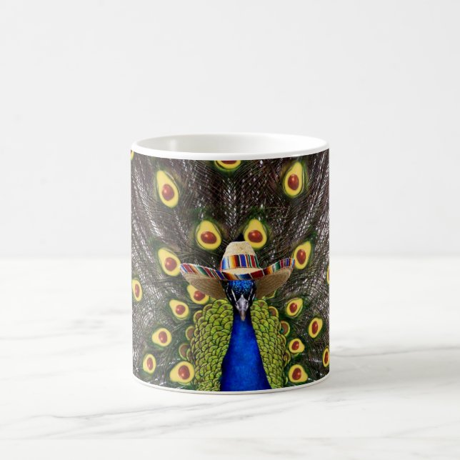 Avocado Peacock 11oz Kaffeetasse (Mittel)