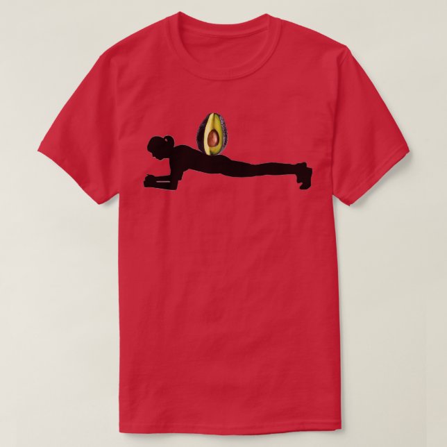 Avocado plank 2 T-Shirt (Design vorne)