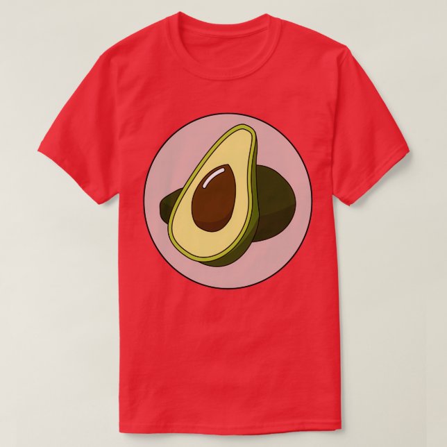 Avocado Plush Avocado Lovers Addiction Niedlich Av T-Shirt (Design vorne)