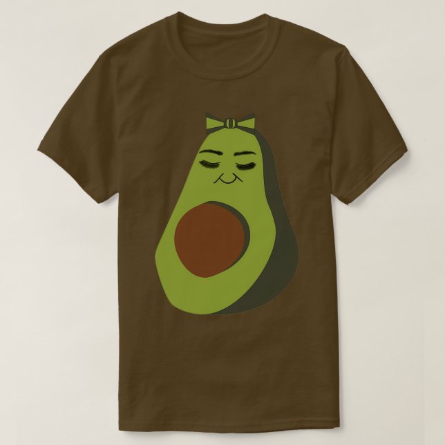 Avocado plush Muster Niedlich Avocado avocados Avo T-Shirt (Design vorne)