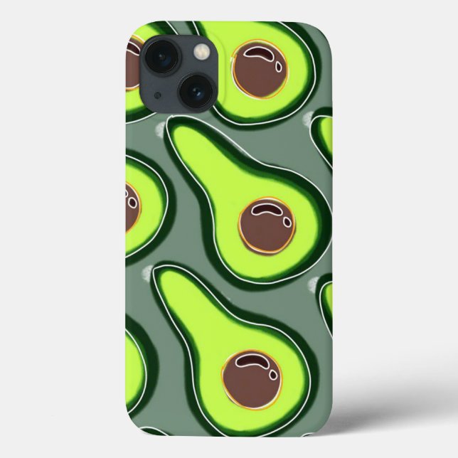 🥑 Avocado Pop Art - Fresh & Fun Design 🥑 Case-Mate iPhone Hülle (Rückseite)