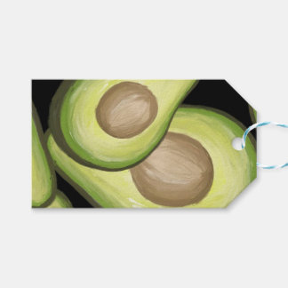 Avocado print Geschenk Tag Geschenkanhänger