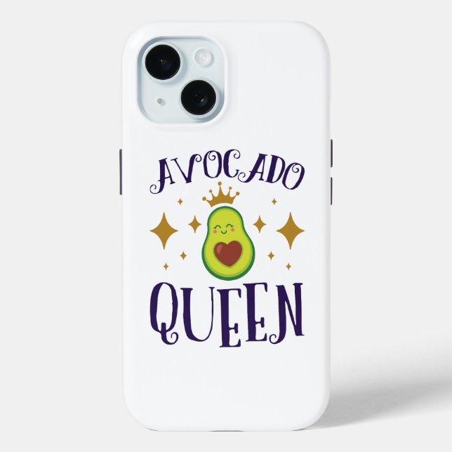 Avocado Queen Case-Mate iPhone Hülle (Rückseite)