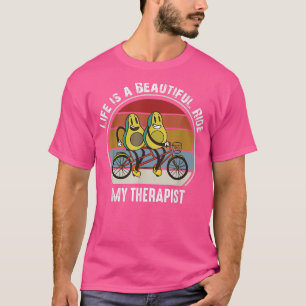 Avocado Reiten Ein Fahrrad Leben ist eine schöne R T-Shirt