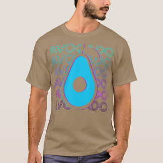 Avocado Retro Avocado Geschenk T-Shirt