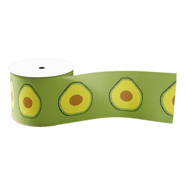 Avocado Ripsband (Spule)