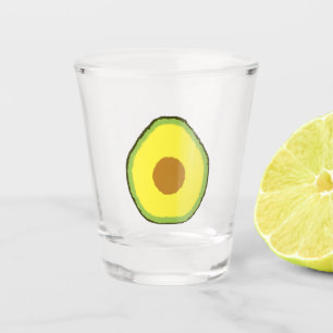 Avocado Schnapsglas