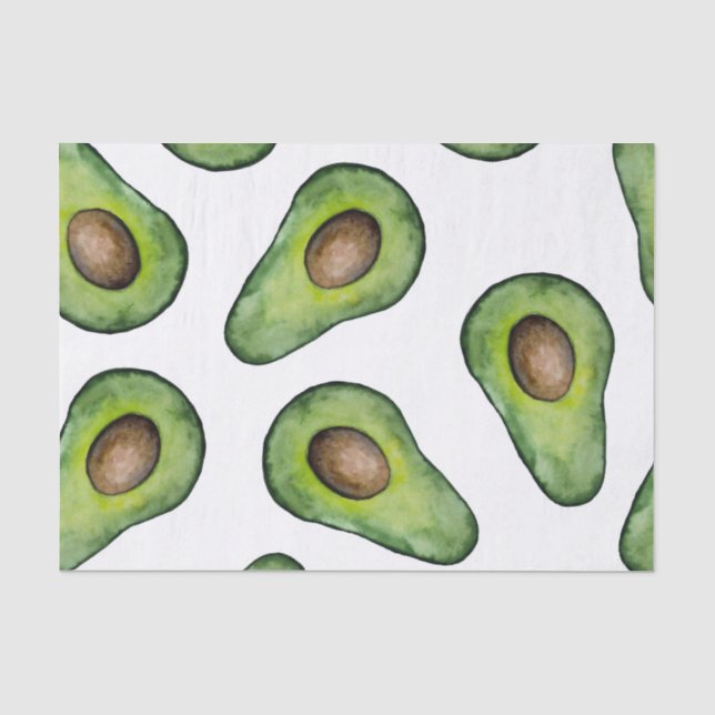 Avocado-Seidenpapier Seidenpapier (Vorderseite)