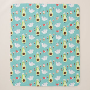 Avocado Sherpa Blanket Sherpadecke