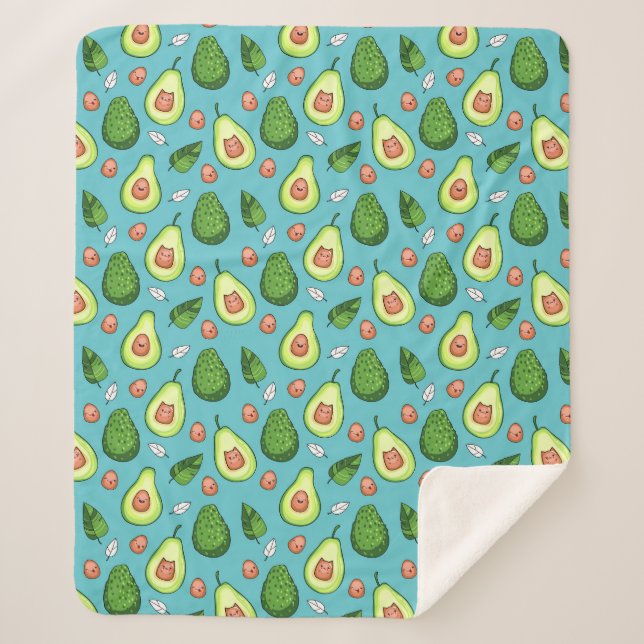Avocado Sherpa Blanket Sherpadecke (Vorderseite)
