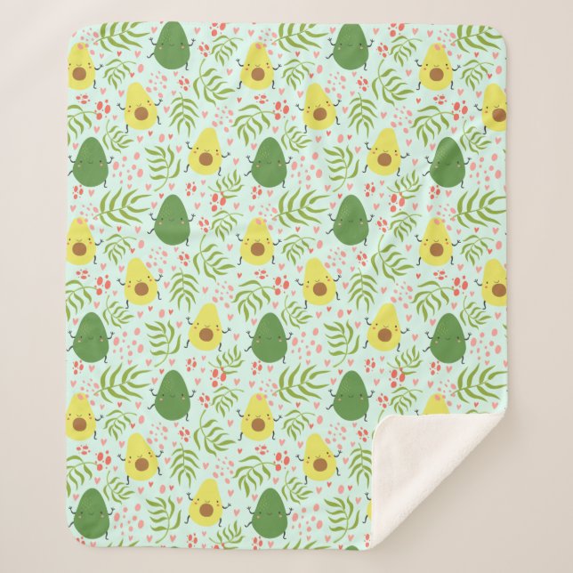 Avocado Sherpa Blanket Sherpadecke (Vorderseite)