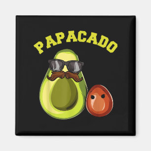 Avocado-Shirt für Männer, Papacado Schwangerschaft Magnet