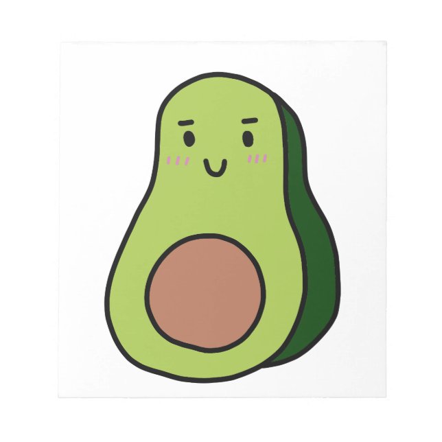 AVOCADO Shirts, Accessoires, NIEDLICH! Notizblock (Vorderseite)