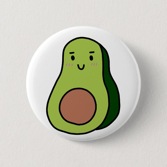 AVOCADO-Shirts, Zusätze, NIEDLICH! Button (Vorderseite)