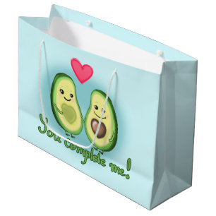 Avocado - Sie vervollständigen mich Große Geschenktüte