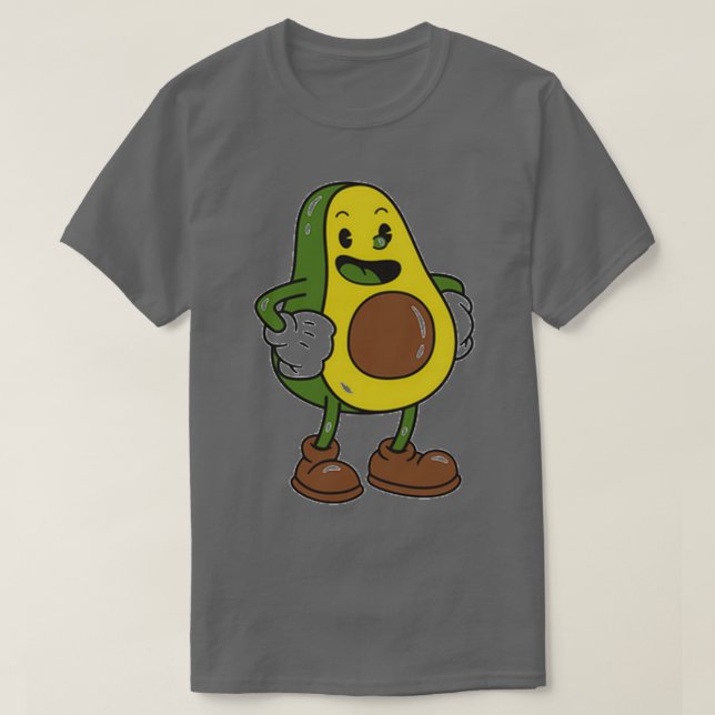 Avocado smiling T-Shirt (Design vorne)