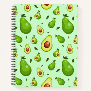 Avocado Spiral Notebook Notizbuch