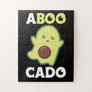 Avocado Spirit for Halloween Funny Avocados Jigsaw