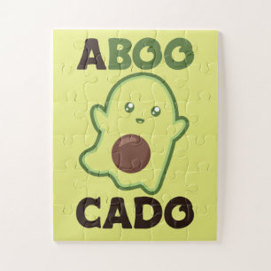 Avocado Spirit for Halloween Funny Avocados Jigsaw