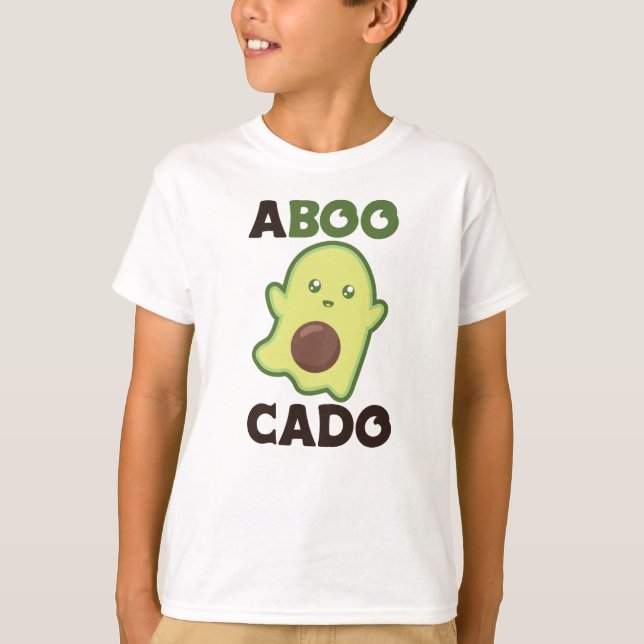 Avocado Spirit für Halloween Funny Avocados T-Shirt (Vorderseite)