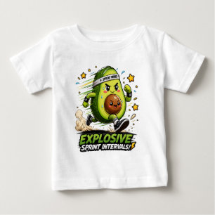 Avocado Sprint-Modus Cardio Läufer Fitness T-Shirt