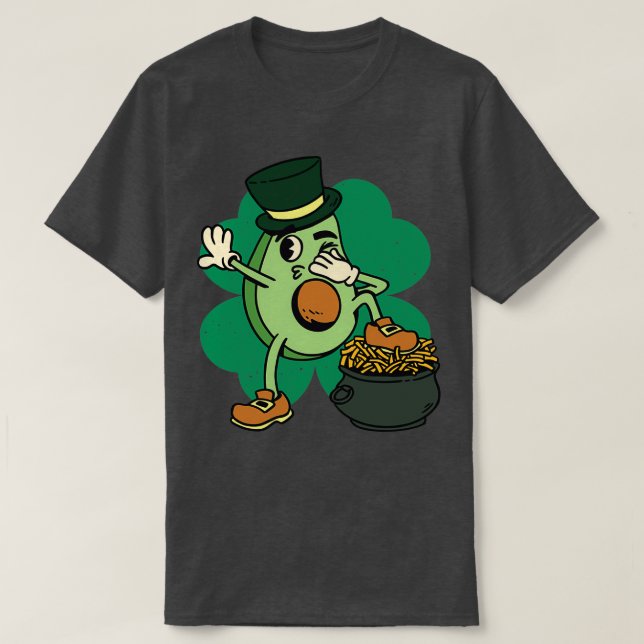 Avocado St Patrick T-Shirt (Design vorne)