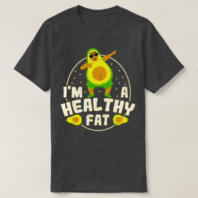 Avocado Super one Gesundes Essen Klassisches TShir T-Shirt (Design vorne)