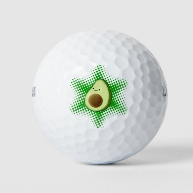 Avocado Superstar Golfball (Vorderseite)