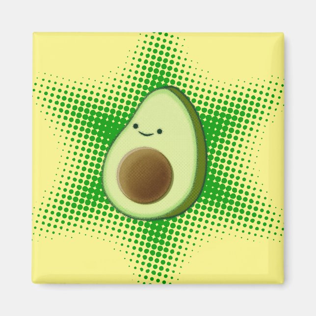 Avocado Superstar Magnet (Vorne)